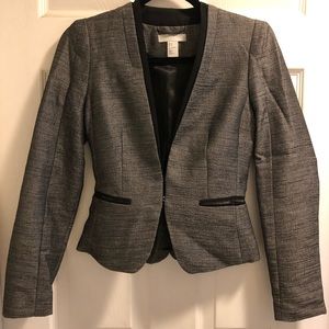 Cropped suit jacket